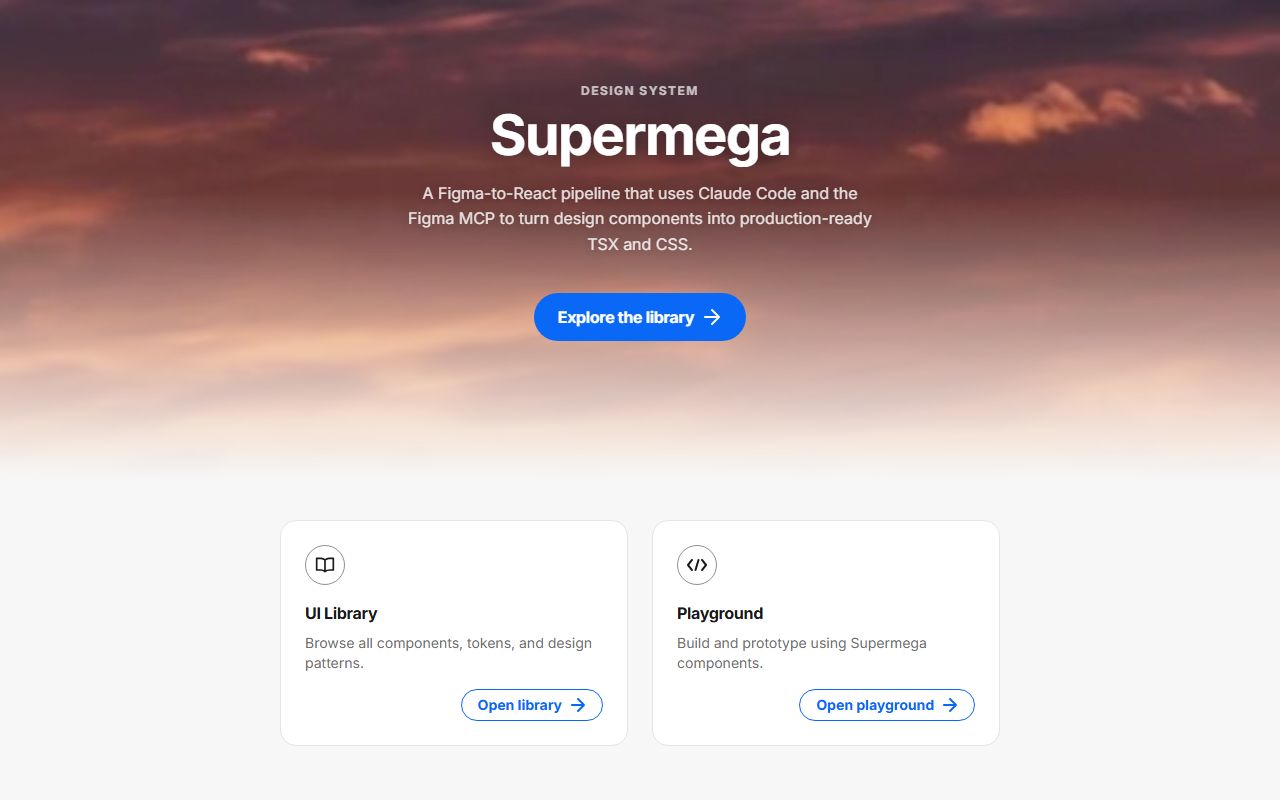Supermega Design System